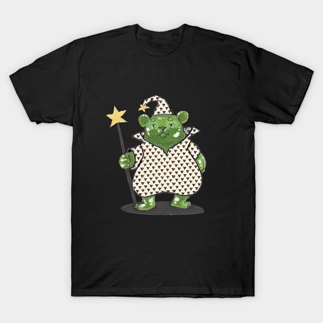 Tired jelly bear that does magic T-Shirt by iisjah